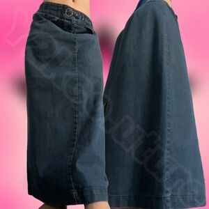 Denim Jean maxi skirt